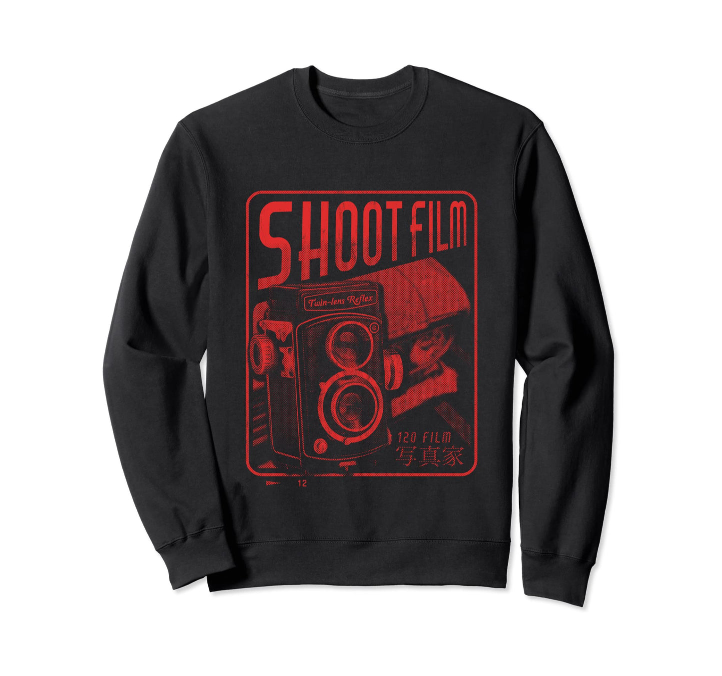 Shoot Film Medium Format Camera Sweatshirt - Casual Everyday Wear Unisex - T-Shirt, Sweatshirt, Hoodie