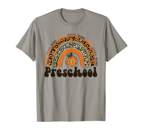 Preschool Happy Fall Thanksgiving T-Shirt - Graphic Print for Adults - T-Shirt, Sweatshirt, Hoodie