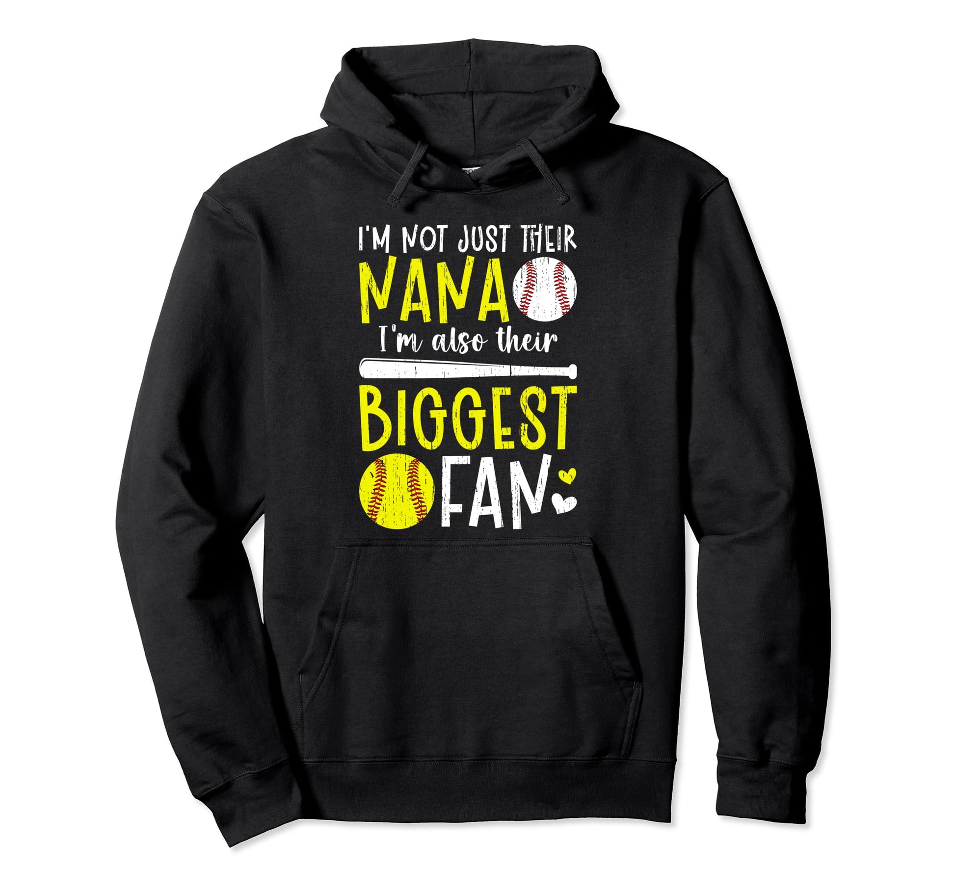 Their Biggest Fan Softball Hoodie - Casual Everyday Wear for Adults - T-Shirt, Sweatshirt, Hoodie