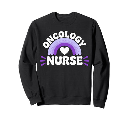 Oncologist Oncologists Rainbow Sweatshirt - Novelty Apparel Unisex - T-Shirt, Sweatshirt, Hoodie
