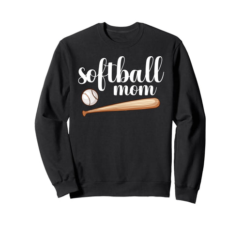 Softball Mom Softball Family Sweatshirt - Custom Art Print Men Women - T-Shirt, Sweatshirt, Hoodie