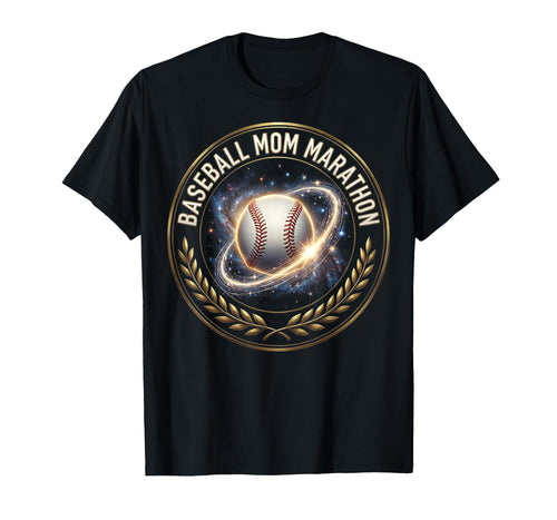 Baseball Mom Marathon T-Shirt - Fun Novelty Design for Adults - T-Shirt, Sweatshirt, Hoodie