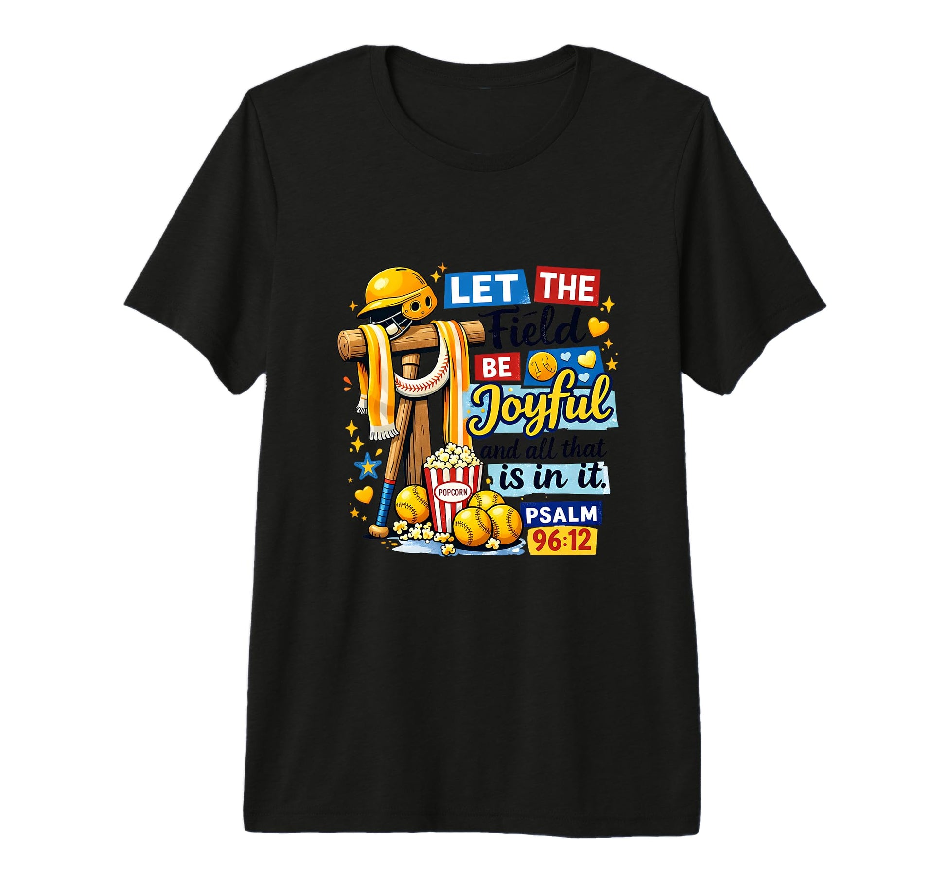 Let Field Be Joyful Psalm 96 12 T-Shirt - Unique Graphic for Adults - T-Shirt, Sweatshirt, Hoodie