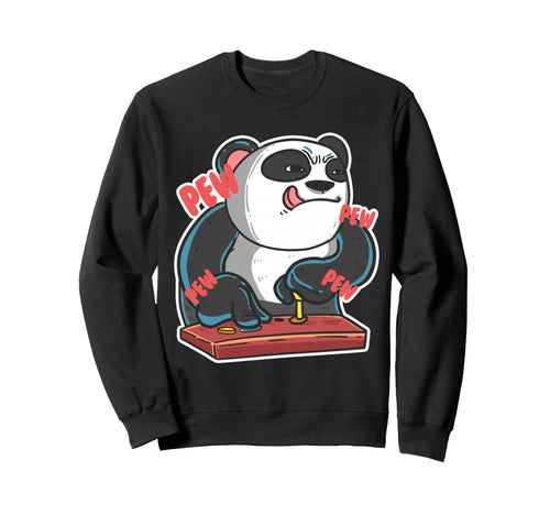 Gamer Panda Console Funny Gaming Bear Sweatshirt - Streetwear Style Unisex - T-Shirt, Sweatshirt, Hoodie