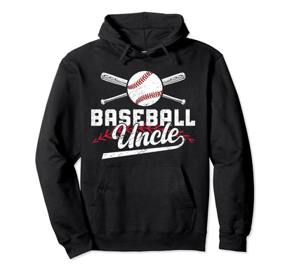 Baseball Uncle Best Uncle Baseball Player Hoodie - Custom Art Print Unisex - T-Shirt, Sweatshirt, Hoodie