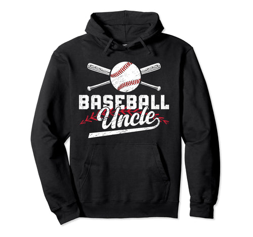 Baseball Uncle Best Uncle Baseball Player Hoodie - Custom Art Print Unisex - T-Shirt, Sweatshirt, Hoodie