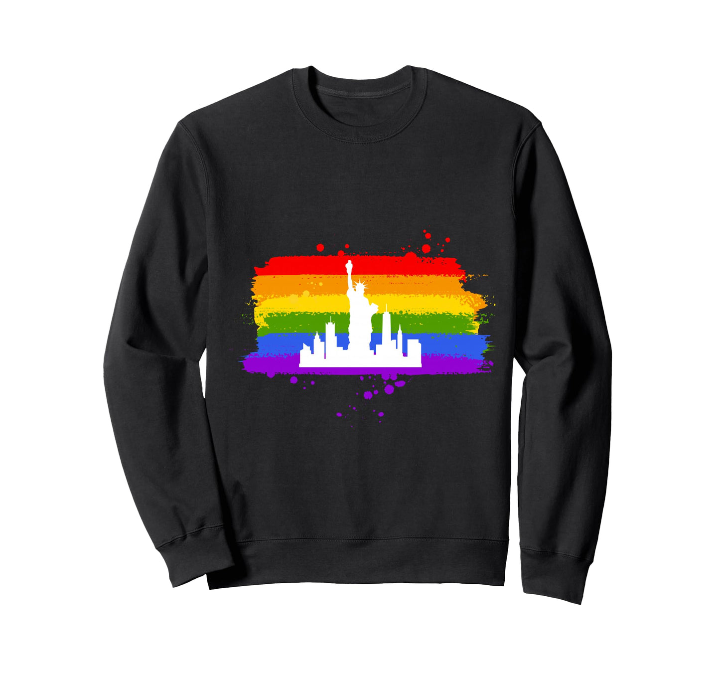 New York City Lgbt Nyc Gay Pride Sweatshirt - Unique Graphic for Adults - T-Shirt, Sweatshirt, Hoodie