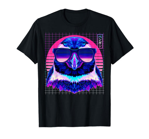 Penguin Sunglasses Animal Vaporwave T-Shirt - Streetwear Style for Adults - T-Shirt, Sweatshirt, Hoodie