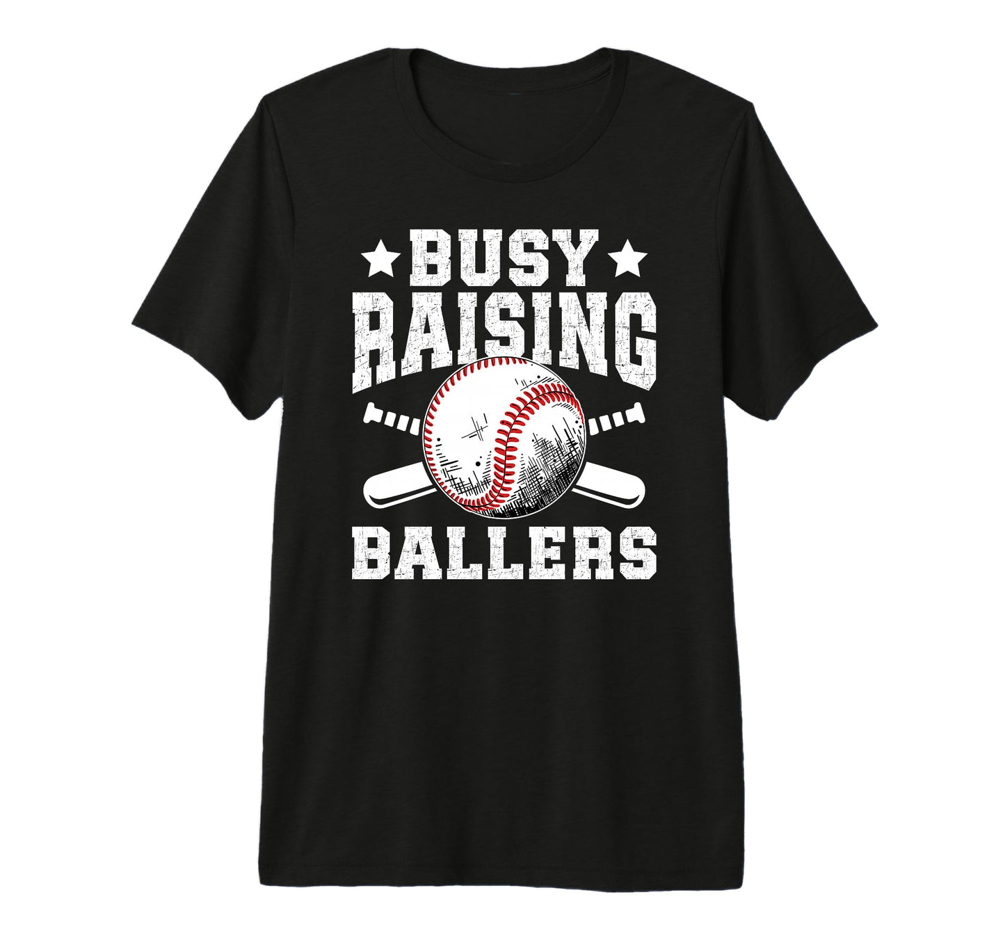 Mens Busy Raising Ballers Baseball Dad T-Shirt - Trendy Graphic Men Women - T-Shirt, Sweatshirt, Hoodie