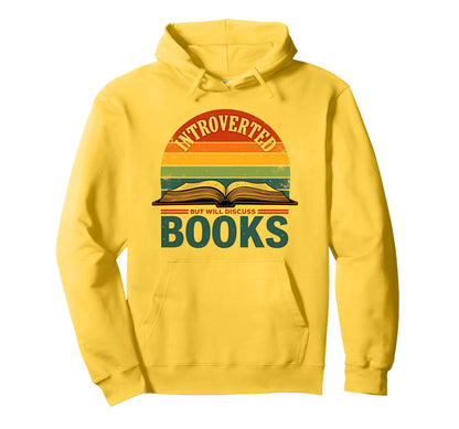 Colorful Boho Librarian Bookworm Hoodie - Custom Art Print Men Women - T-Shirt, Sweatshirt, Hoodie