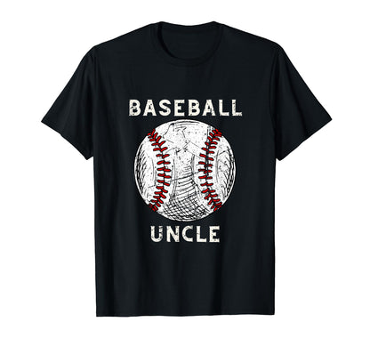 Baseball Uncle Baseball Team Sports T-Shirt - Minimalist Print for Adults - T-Shirt, Sweatshirt, Hoodie