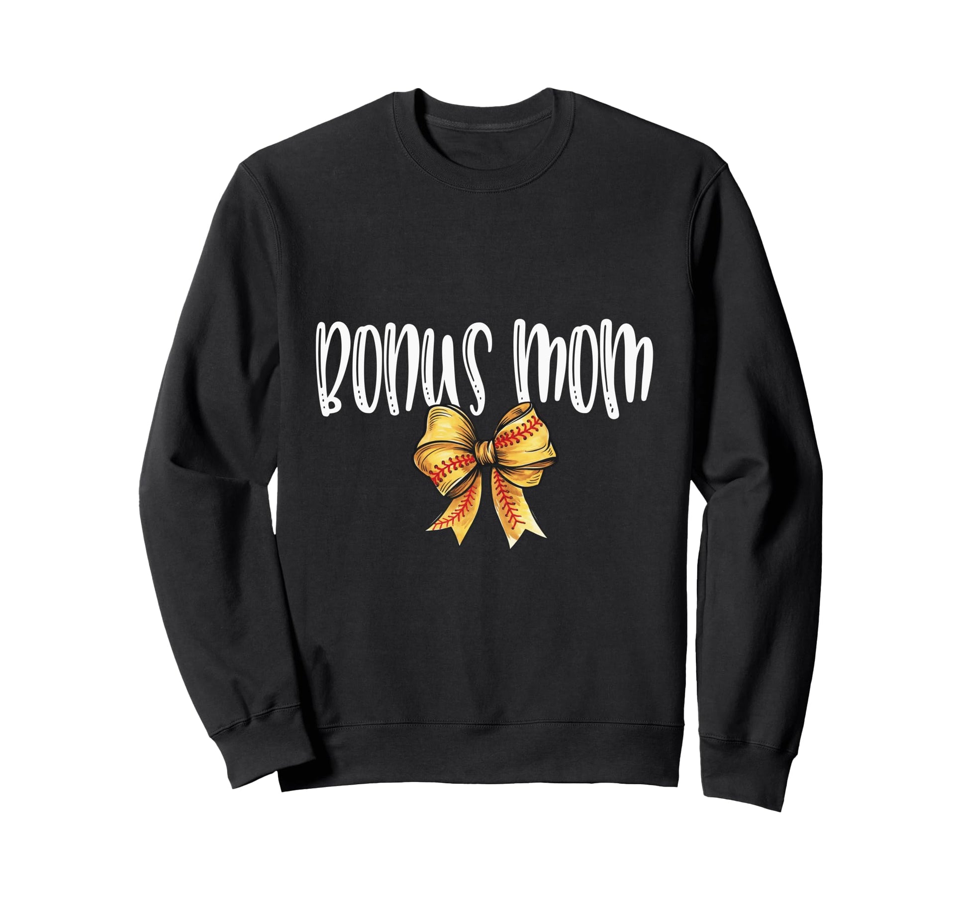 Coquette Baseball Bonus Mom Spirit Sweatshirt - Trendy Graphic Unisex - T-Shirt, Sweatshirt, Hoodie