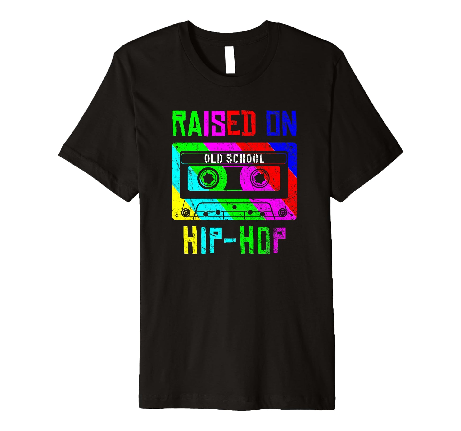 Raised Oldschool Hip Hop 90S Rap Music T-Shirt - Fun Novelty Design Unisex - T-Shirt, Sweatshirt, Hoodie
