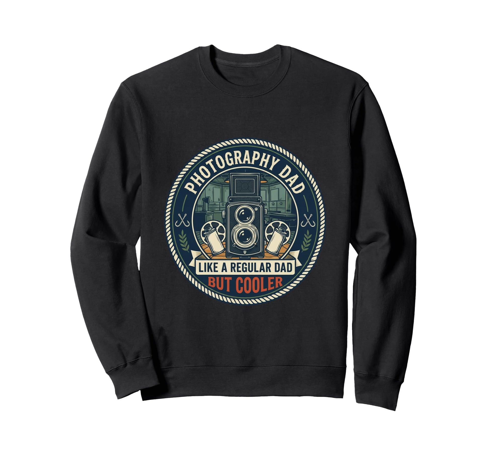 Photography Dad Camera Film Sweatshirt - Streetwear Style Unisex - T-Shirt, Sweatshirt, Hoodie