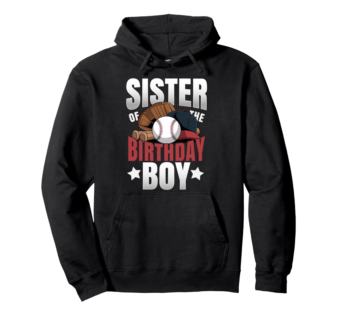 Sister Birthday Matching Baseball Hoodie - Graphic Print for Adults - T-Shirt, Sweatshirt, Hoodie