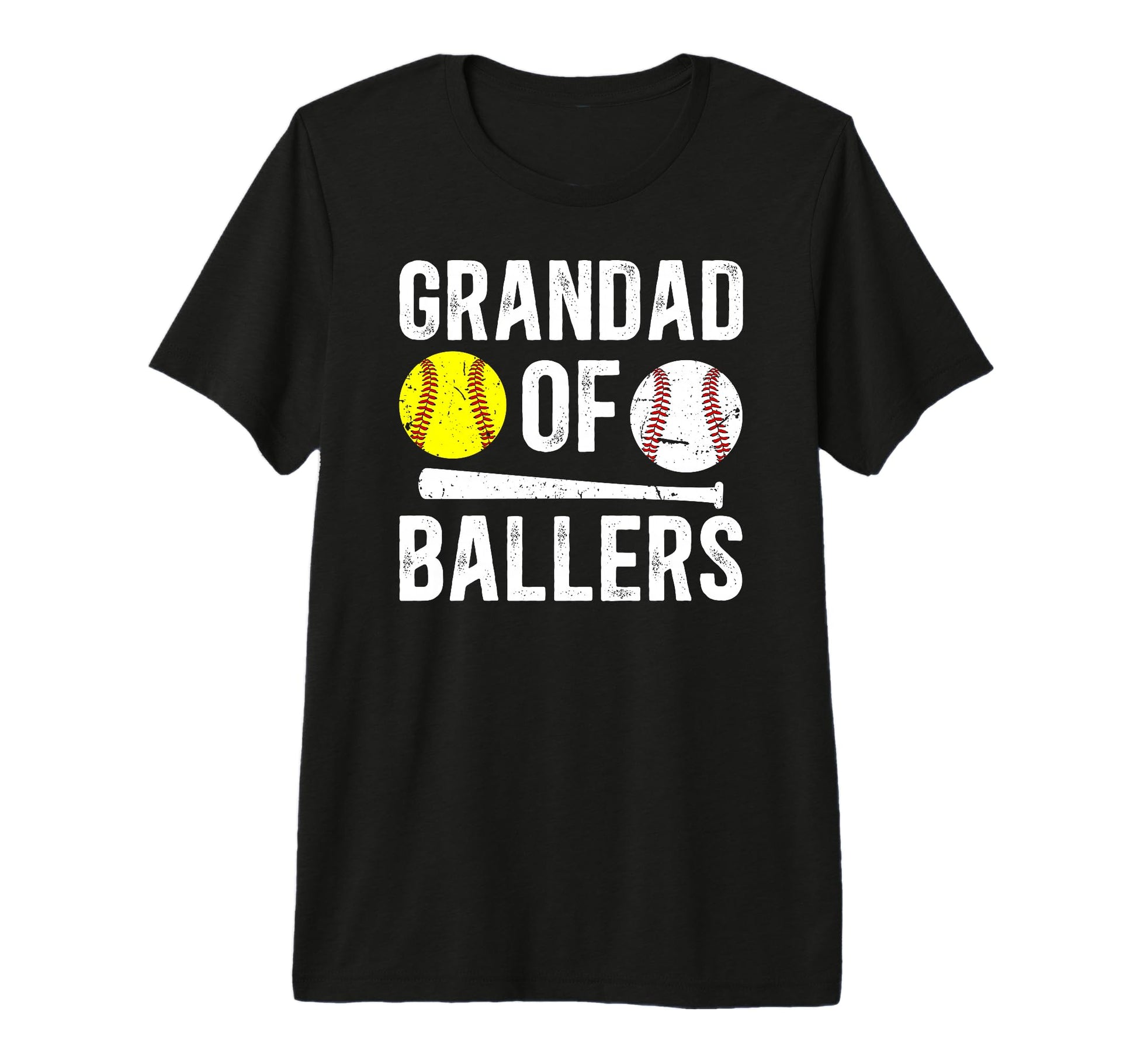 Mens Grandad Ballers Proud Baseball T-Shirt - Trendy Graphic Men Women - T-Shirt, Sweatshirt, Hoodie