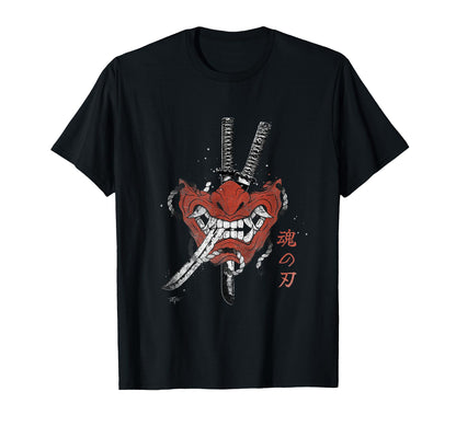 Samurai Sword Spirit Japanese Vaporwave T-Shirt - Trendy Graphic Unisex - T-Shirt, Sweatshirt, Hoodie