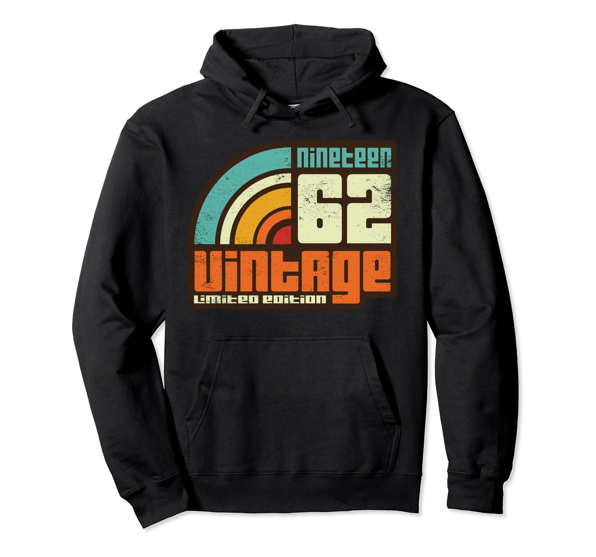 1962 Rainbow Birthday Gift Hoodie - Novelty Apparel for Adults - T-Shirt, Sweatshirt, Hoodie