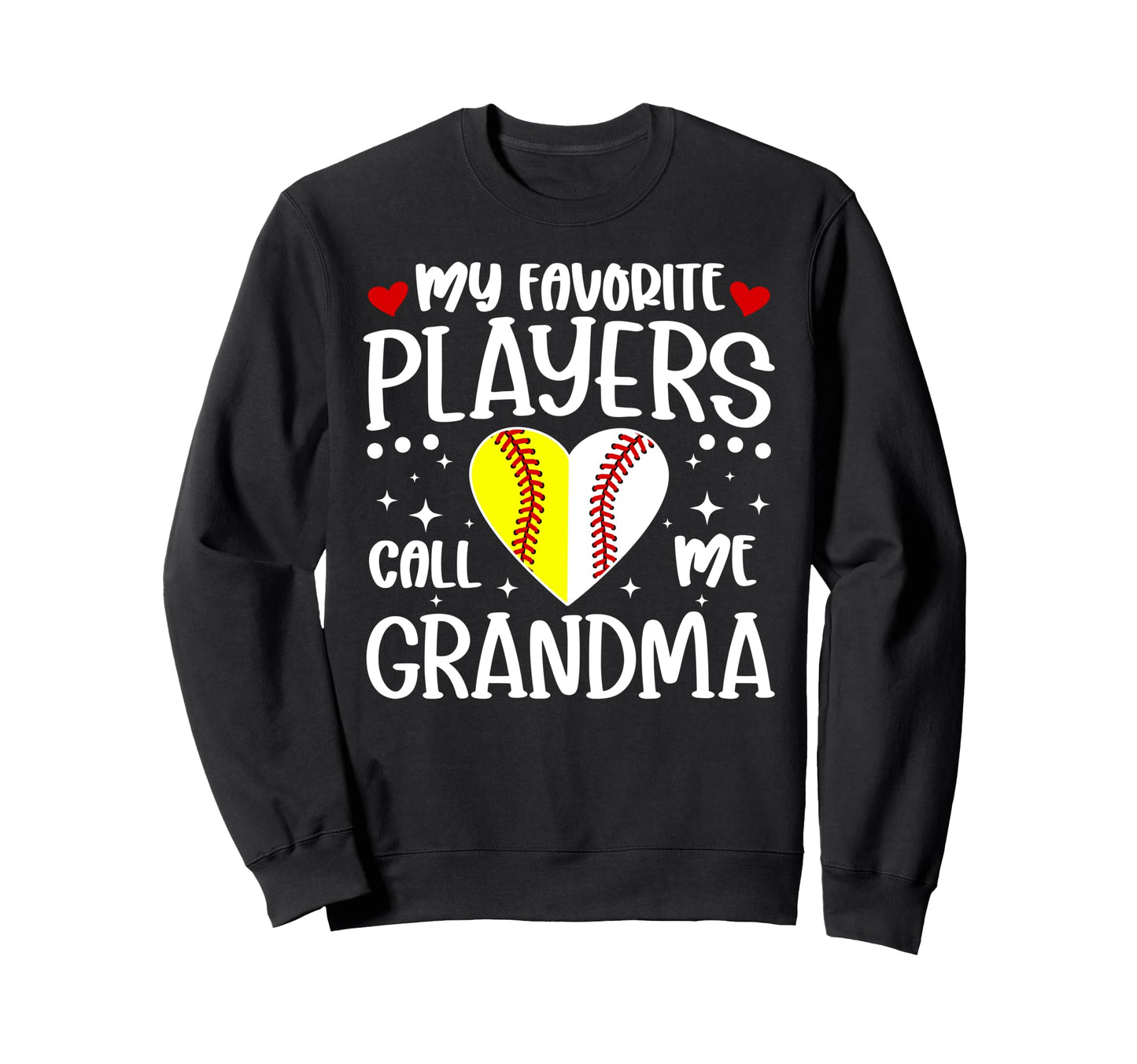 Favorite Players Call Me Grandma Sweatshirt - Aesthetic Graphic for Adults - T-Shirt, Sweatshirt, Hoodie