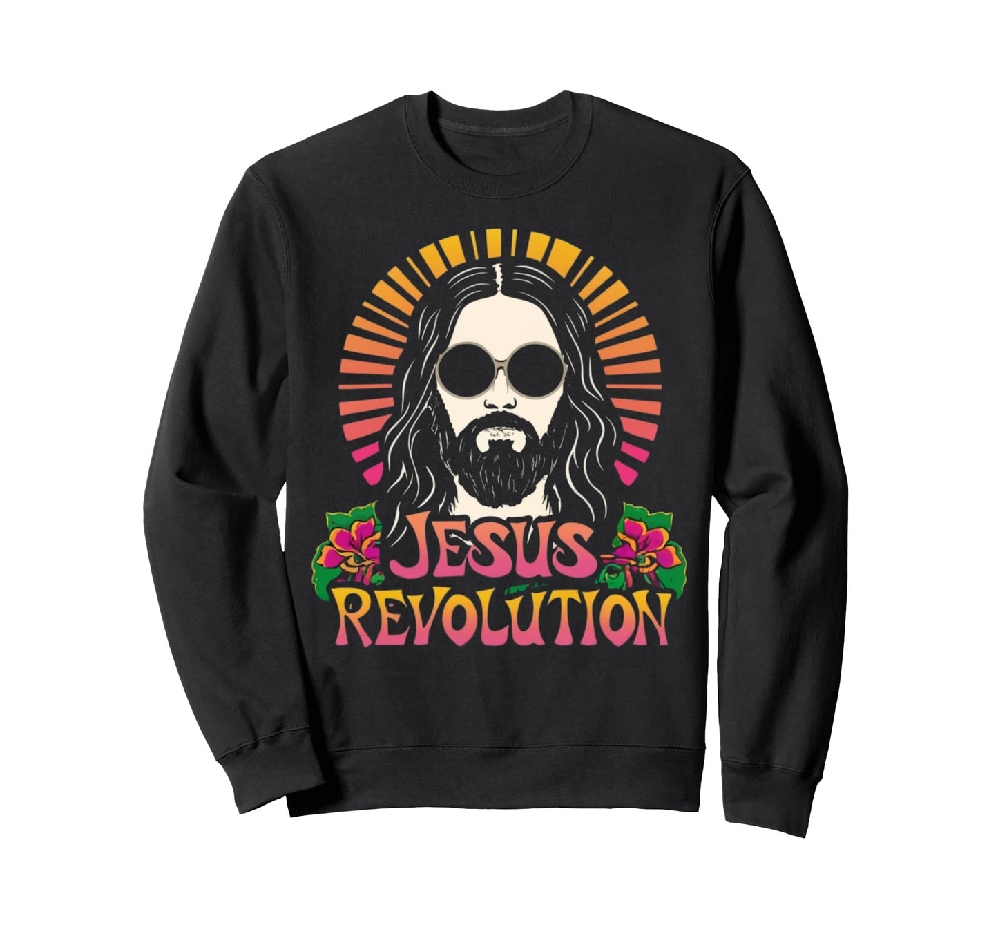 Jesus Revolution Christian Faith Sweatshirt - Aesthetic Graphic for Adults - T-Shirt, Sweatshirt, Hoodie