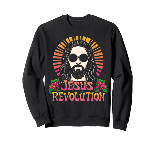Jesus Revolution Christian Faith Sweatshirt - Aesthetic Graphic for Adults - T-Shirt, Sweatshirt, Hoodie