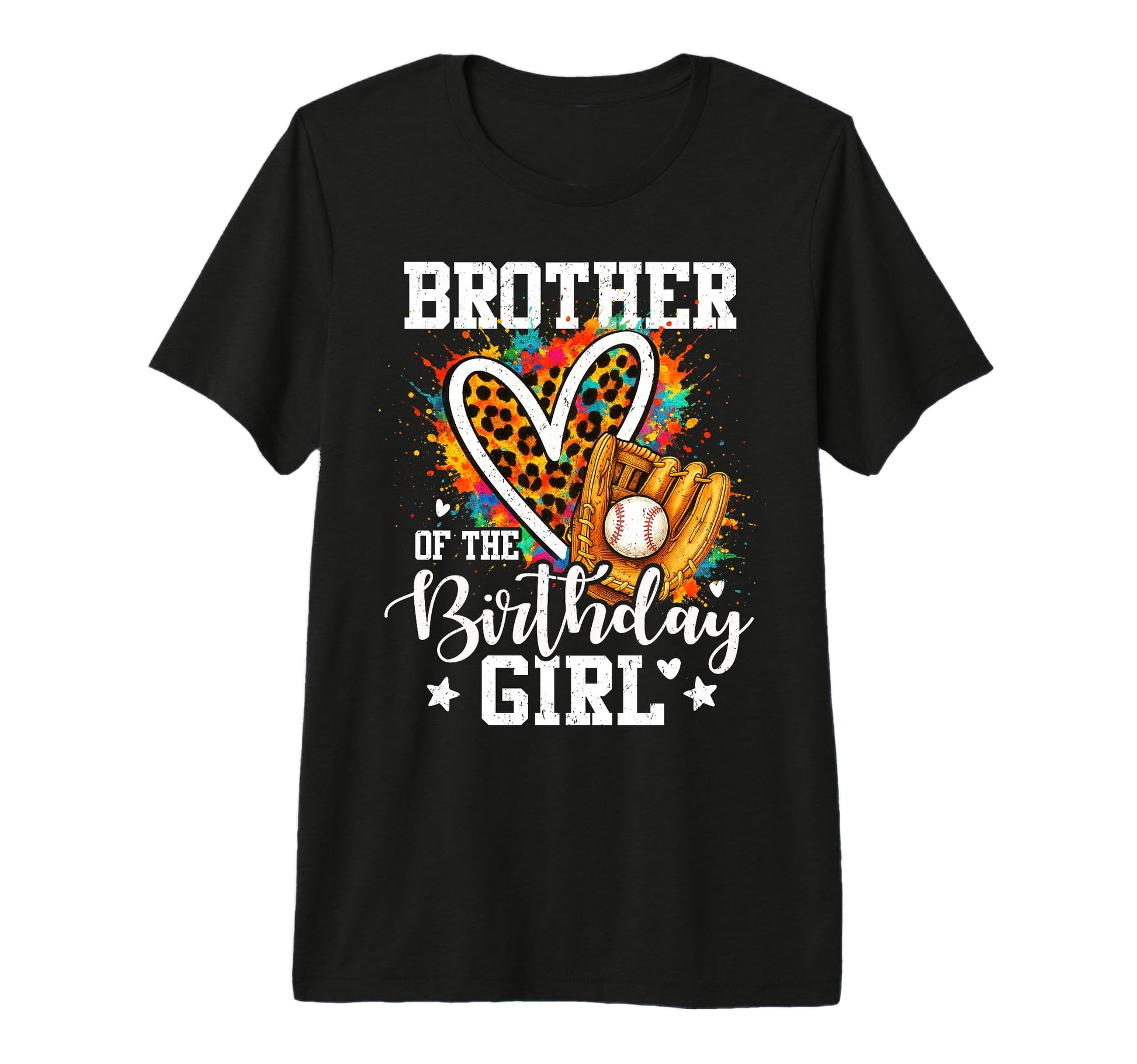 Brother Birthday Baseball Player T-Shirt - Custom Art Print Men Women - T-Shirt, Sweatshirt, Hoodie