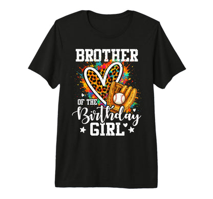Brother Birthday Baseball Player T-Shirt - Custom Art Print Men Women - T-Shirt, Sweatshirt, Hoodie