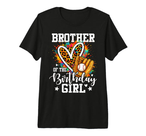 Brother Birthday Baseball Player T-Shirt - Custom Art Print Men Women - T-Shirt, Sweatshirt, Hoodie