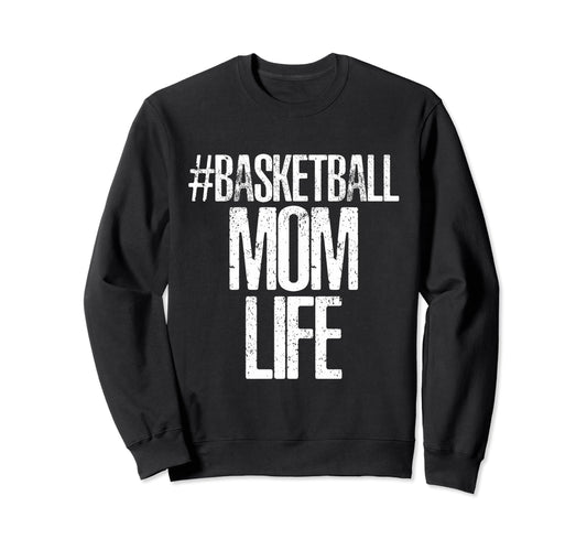 Game Day Basketball Player Mom Sweatshirt - Aesthetic Graphic Men Women - T-Shirt, Sweatshirt, Hoodie