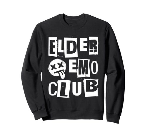 Emo Rock Elder Emo Club Y2K Sweatshirt - Casual Everyday Wear for Adults - T-Shirt, Sweatshirt, Hoodie