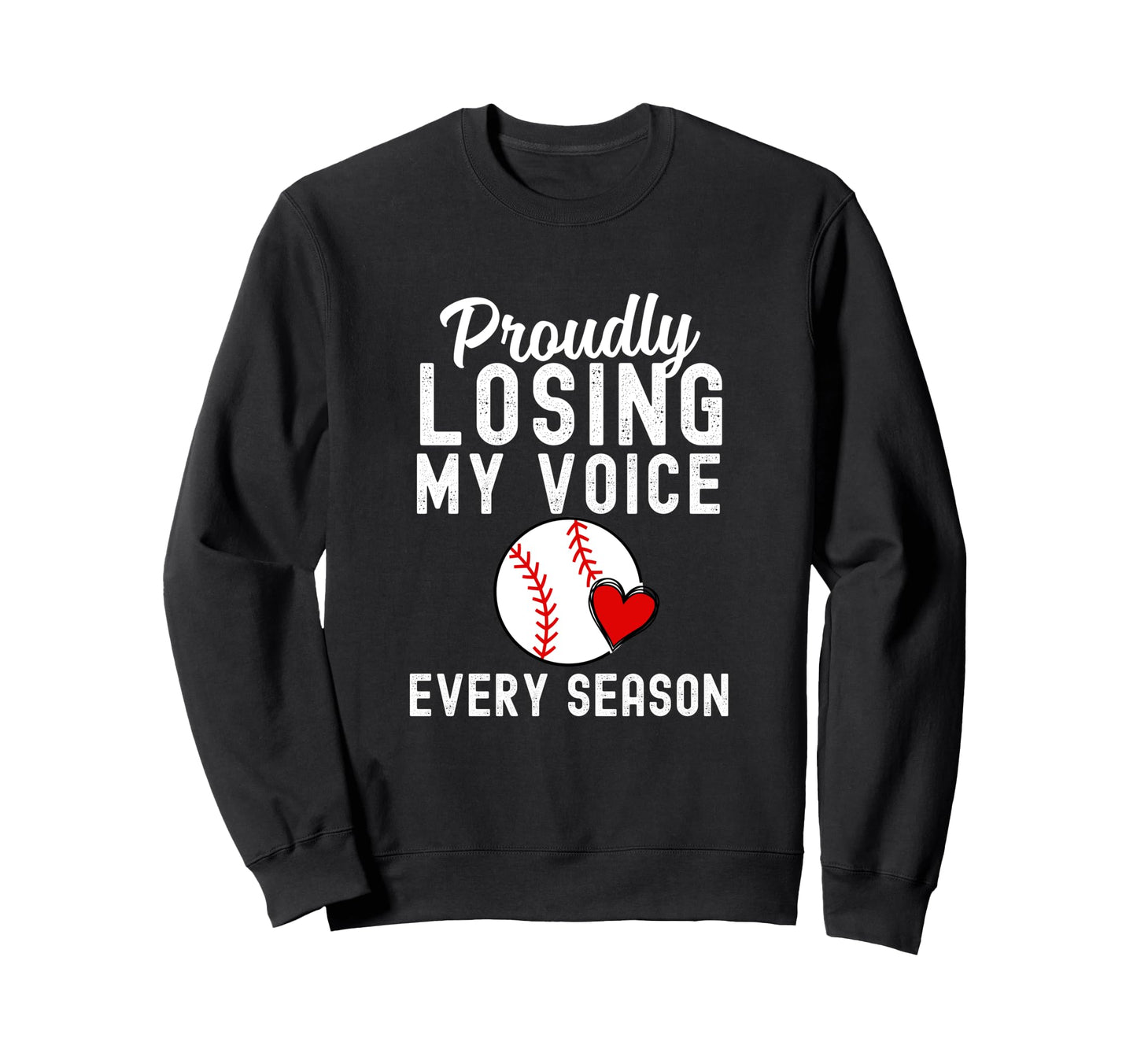 Baseball Mom Life Proudly Losing Sweatshirt - Aesthetic Graphic Men Women - T-Shirt, Sweatshirt, Hoodie