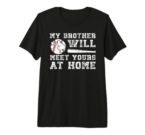 Home Baseball Catcher Brother Baseball T-Shirt - Unique Graphic for Adults - T-Shirt, Sweatshirt, Hoodie