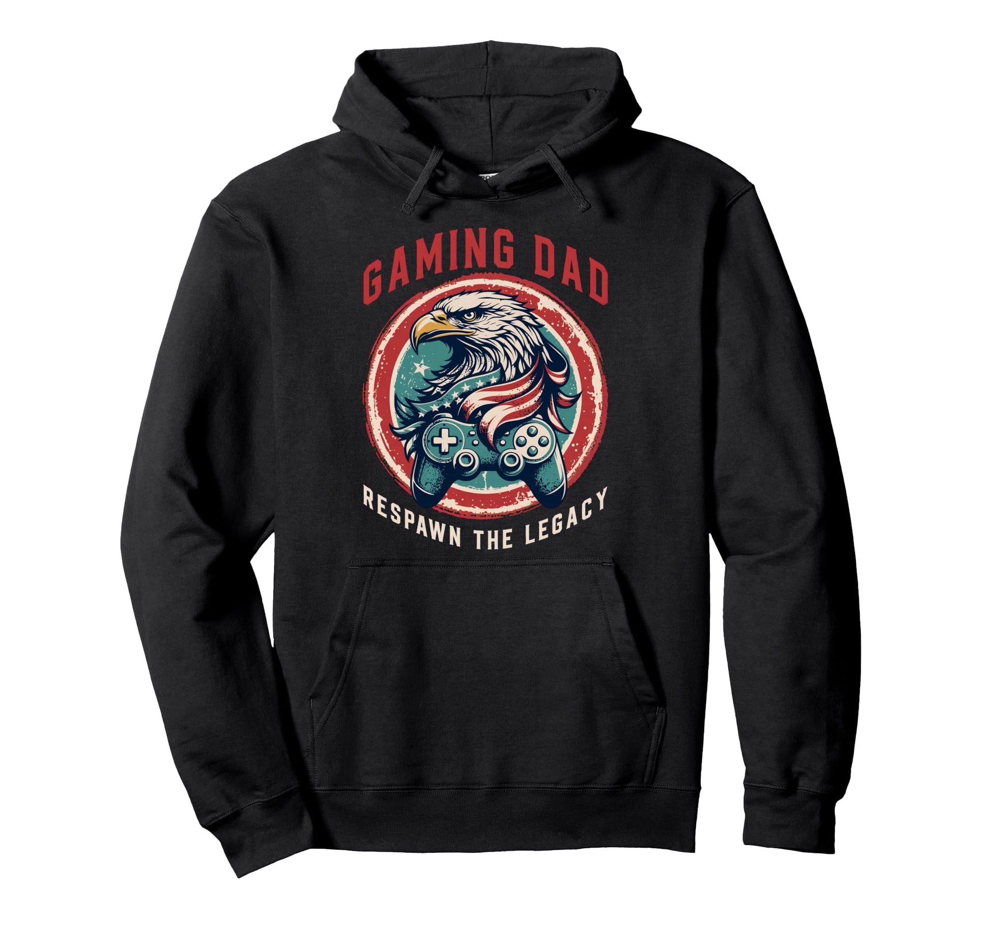 Respawn Legacy Usa Gaming Dad Hoodie - Unique Graphic for Adults - T-Shirt, Sweatshirt, Hoodie