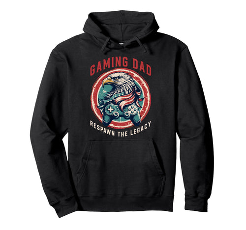 Respawn Legacy Usa Gaming Dad Hoodie - Unique Graphic for Adults - T-Shirt, Sweatshirt, Hoodie