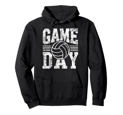 Game Day Volleyball Player Team Hoodie - Novelty Apparel for Adults - T-Shirt, Sweatshirt, Hoodie