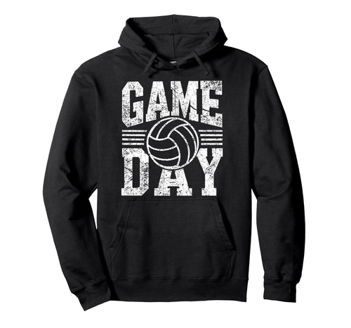 Game Day Volleyball Player Team Hoodie - Novelty Apparel for Adults - T-Shirt, Sweatshirt, Hoodie