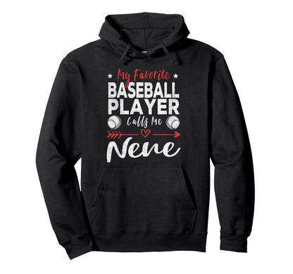 My Favorite Baseball Player Calls Me Hoodie - Aesthetic Graphic Men Women - T-Shirt, Sweatshirt, Hoodie