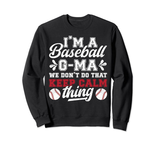 Im Baseball G Ma Grandma G Ma Sweatshirt - Custom Art Print Unisex - T-Shirt, Sweatshirt, Hoodie