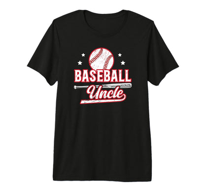 Mens Proud Baseball Uncle Baseball T-Shirt - Fun Novelty Design Unisex - T-Shirt, Sweatshirt, Hoodie