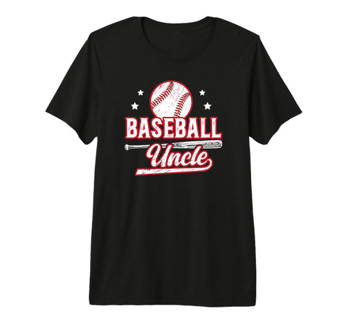 Mens Proud Baseball Uncle Baseball T-Shirt - Fun Novelty Design Unisex - T-Shirt, Sweatshirt, Hoodie