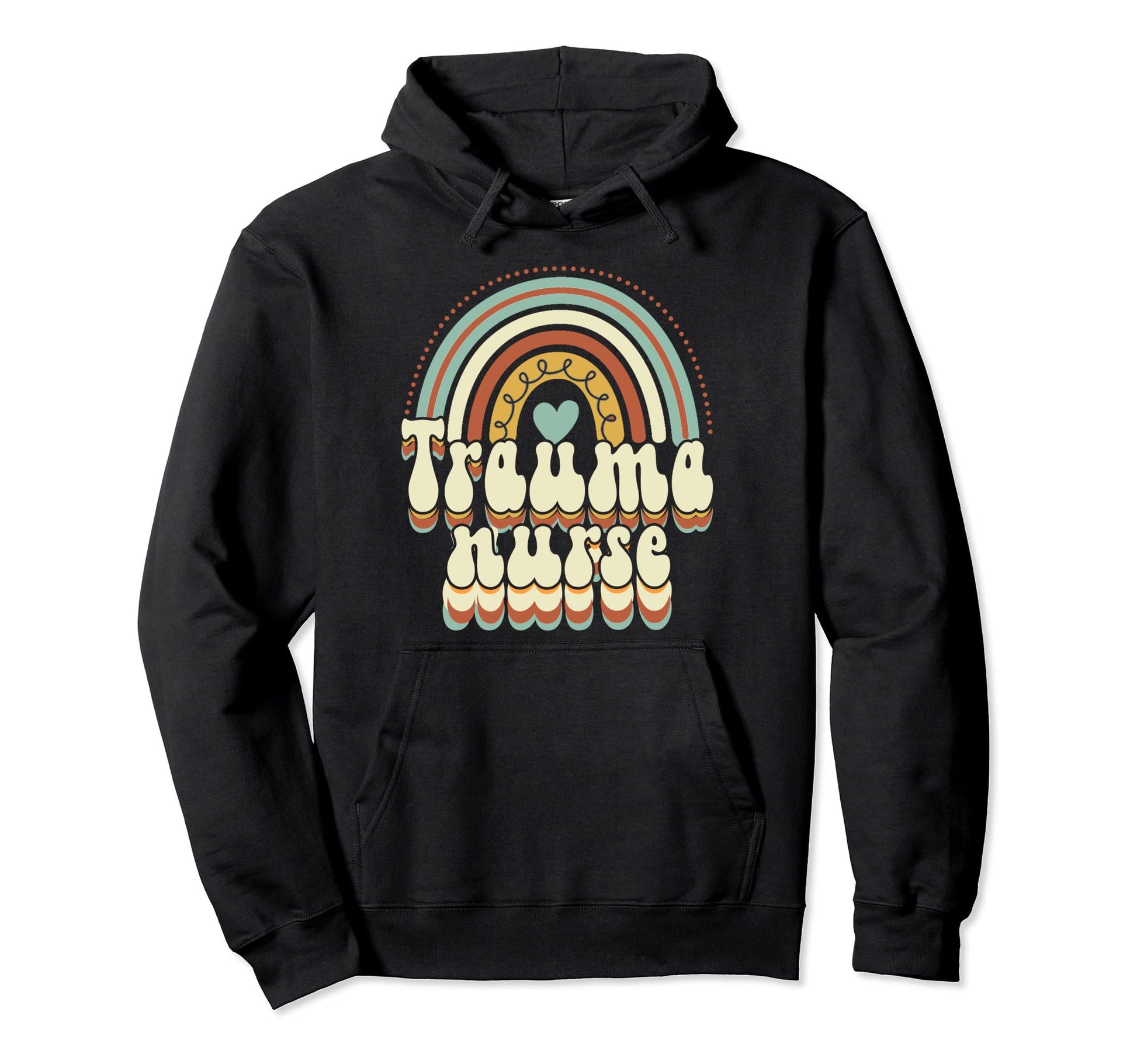 Emdr Nursing Trauma Nurse Groovy Boho Hoodie - Custom Art Print Unisex - T-Shirt, Sweatshirt, Hoodie