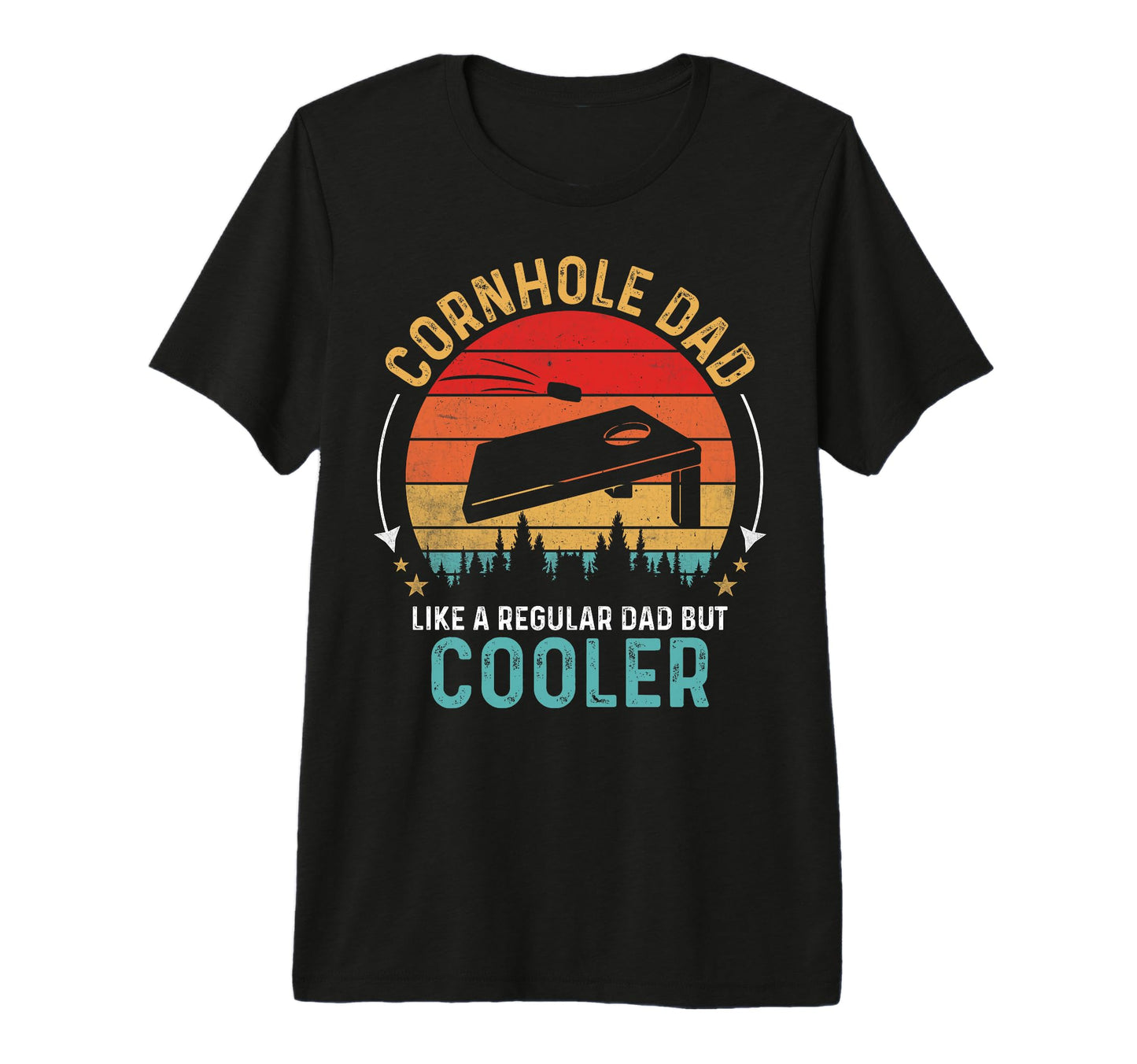 Mens Cornhole Dad Funny Cornhole T-Shirt - Casual Everyday Wear for Adults - T-Shirt, Sweatshirt, Hoodie