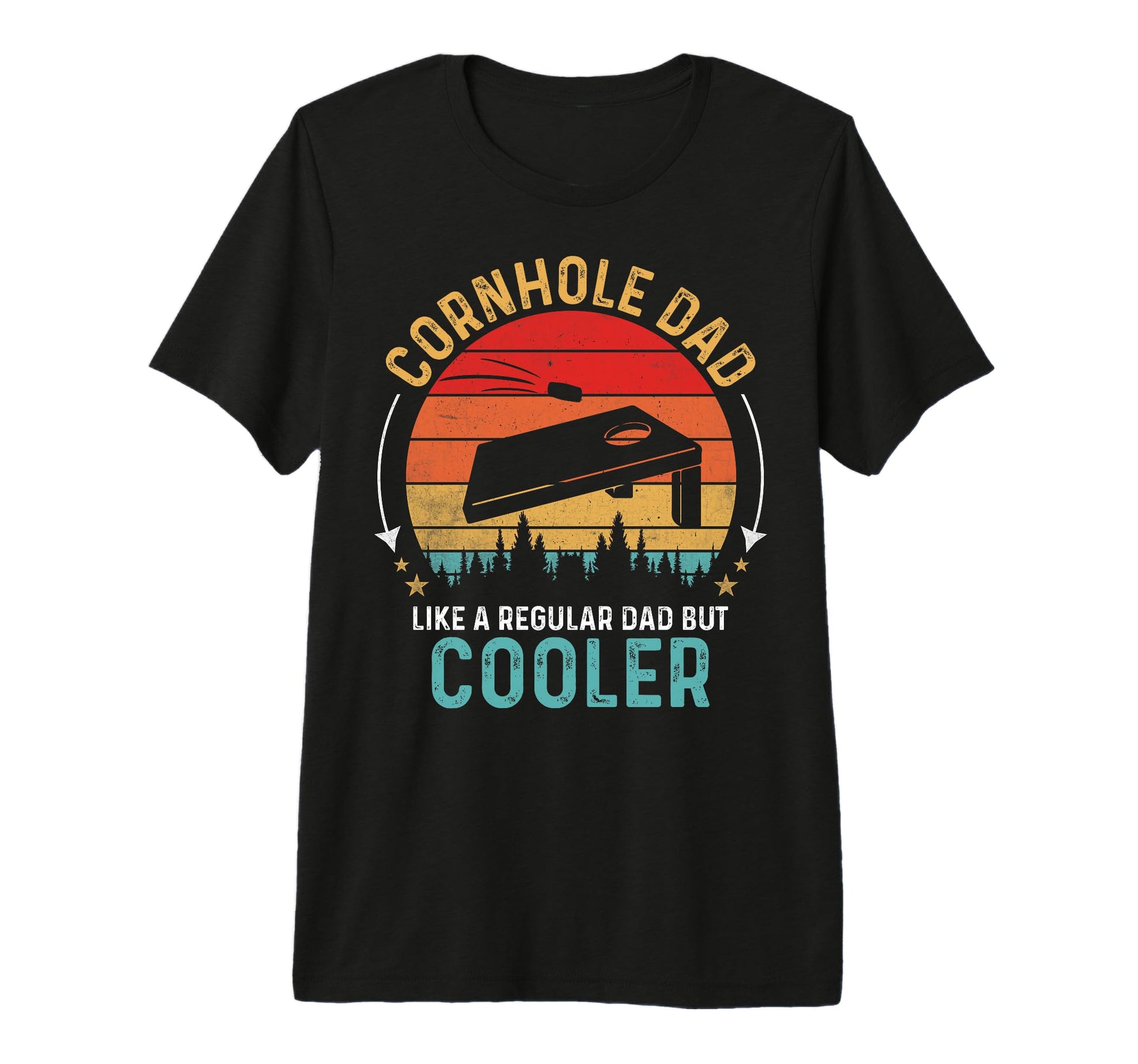Mens Cornhole Dad Funny Cornhole T-Shirt - Casual Everyday Wear for Adults - T-Shirt, Sweatshirt, Hoodie