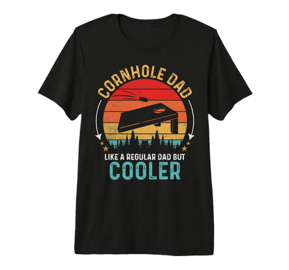 Mens Cornhole Dad Funny Cornhole T-Shirt - Casual Everyday Wear for Adults - T-Shirt, Sweatshirt, Hoodie