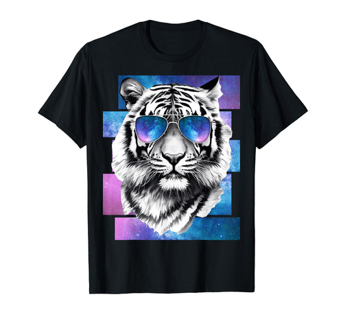Tiger Space Glasses Galaxy Sunglasses T-Shirt - Streetwear Style Men Women - T-Shirt, Sweatshirt, Hoodie