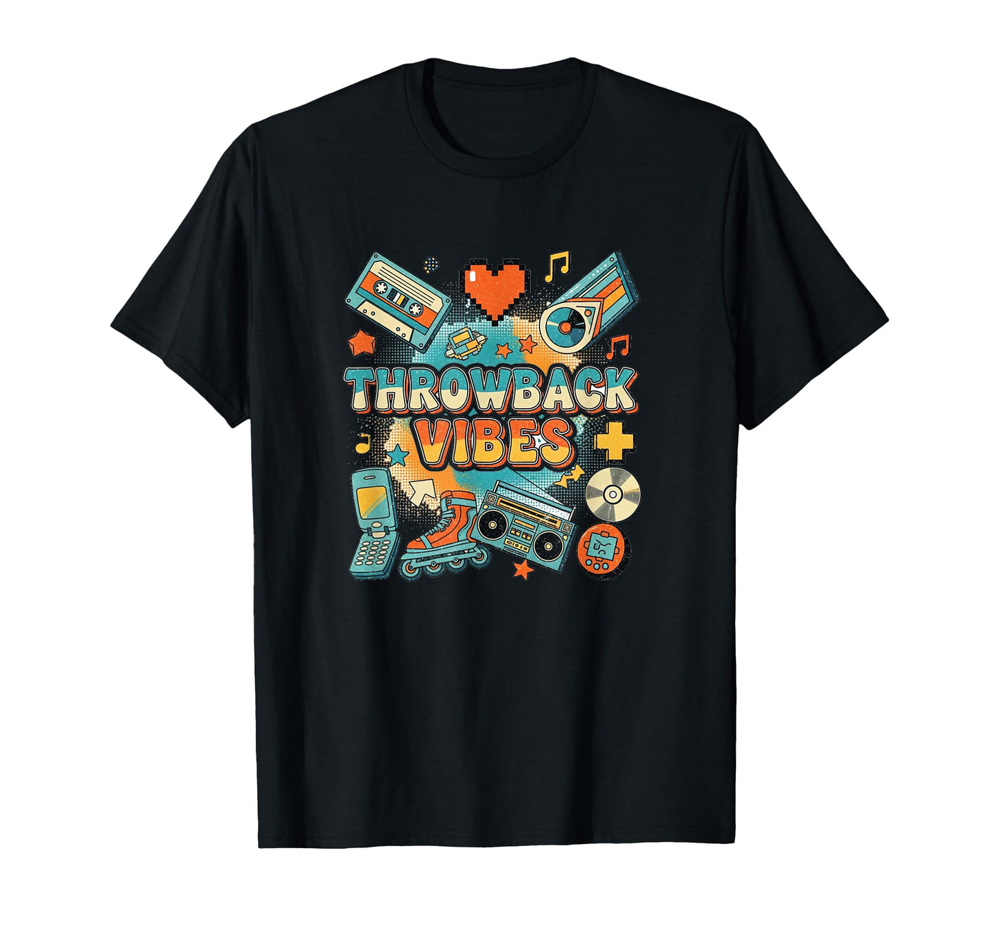 Throwback Vibes 90S Y2K Aesthetic T-Shirt - Streetwear Style for Adults - T-Shirt, Sweatshirt, Hoodie