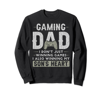Gaming Dad Father Son Fathers Day Sweatshirt - Streetwear Style Men Women - T-Shirt, Sweatshirt, Hoodie