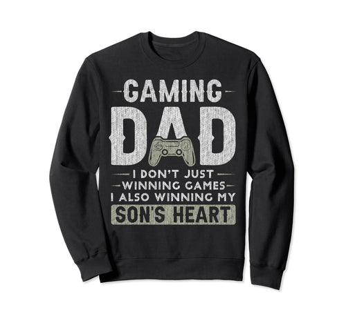 Gaming Dad Father Son Fathers Day Sweatshirt - Streetwear Style Men Women - T-Shirt, Sweatshirt, Hoodie
