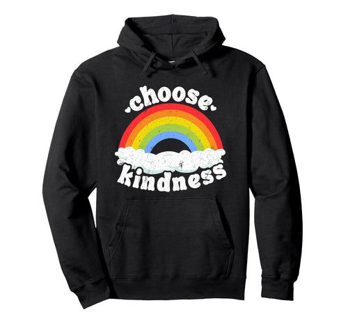 Positive Anti Bullying Rainbow Peace Hoodie - Streetwear Style Men Women - T-Shirt, Sweatshirt, Hoodie