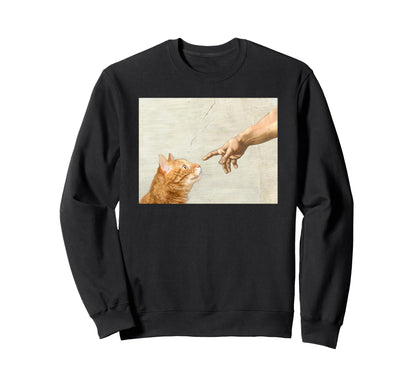Aesthetic Funny Cat Art Y2K Teen Sweatshirt - Streetwear Style for Adults - T-Shirt, Sweatshirt, Hoodie